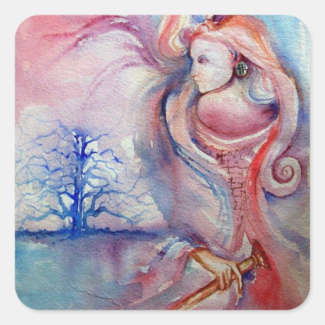 Adesivo Quadrado AVALON / Magia e Mistério (Frente)