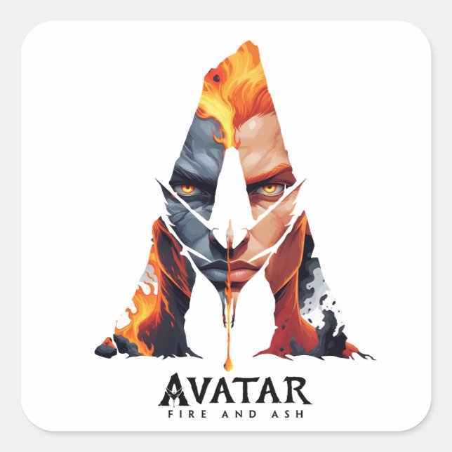 Adesivo Quadrado Avatar: Fire and Ash (Frente)