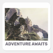 Aventura Espera. Paisagem de fantasia