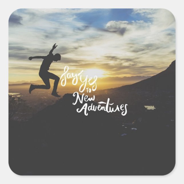 Adesivo Quadrado Aventuras (Frente)