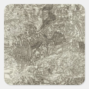 Adesivo Quadrado Avignon, alaranjado