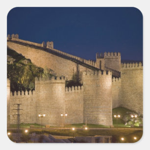 Adesivo Quadrado Ávila, Castela e Leão, Espanha