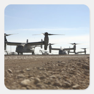 Adesivo Quadrado Aviões tiltrotor do Osprey V-22