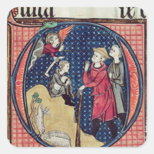 Adesivo Quadrado Aviso aos pastores