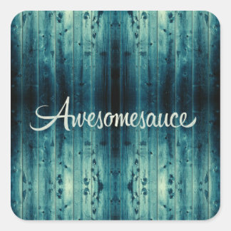 Adesivo Quadrado Awesomesauce Wood Panel