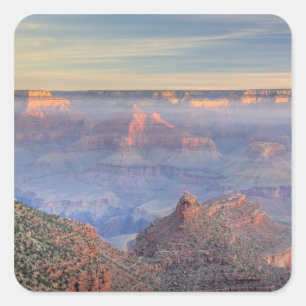 Adesivo Quadrado AZ, Arizona, Parque Nacional do Grand Canyon, Sul 