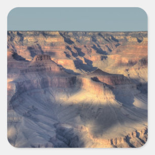 Adesivo Quadrado AZ, Arizona, Parque Nacional do Grand Canyon, Sul 