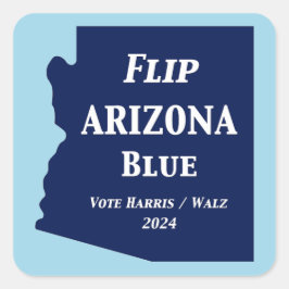 Adesivo Quadrado Azul Arizona sacudir em 2024