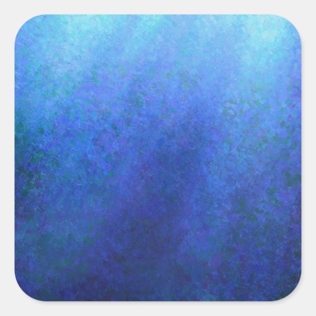 Adesivo Quadrado Azul Grande (Frente)