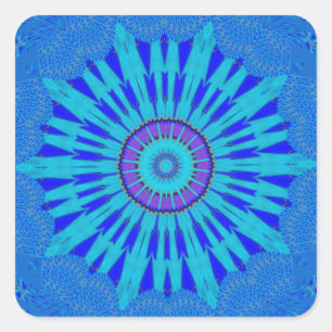 Adesivo Quadrado Azul real