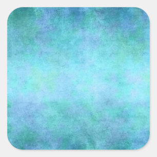 Adesivo Quadrado Azul Teal, Roxo, Aqua e Aquarela Violeta
