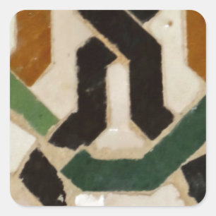 Adesivo Quadrado Azulejo #2 da parede de Alhambra