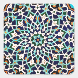 Adesivo Quadrado azulejo islâmico