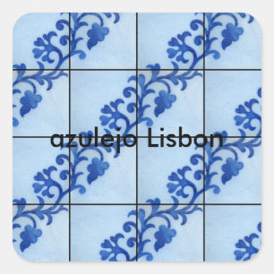 Adesivo Quadrado azulejo Lisbon