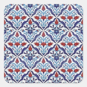 Adesivo Quadrado azulejo quadrado turco