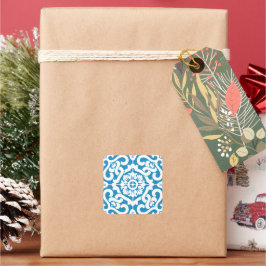 Adesivo Quadrado Azulejos azuis portugueses 1