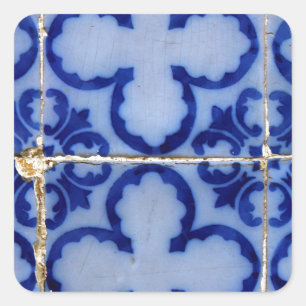 Adesivo Quadrado Azulejos, Portuguese Tiles