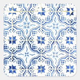 Adesivo Quadrado Azulejos, Portuguese Tiles