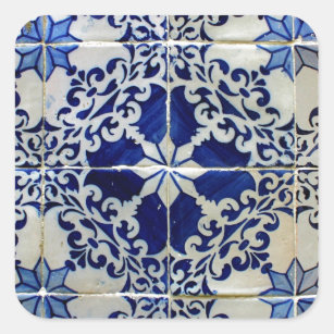 Adesivo Quadrado Azulejos, Portuguese Tiles