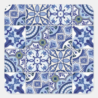 Adesivo Quadrado Azulejos Portugueses
