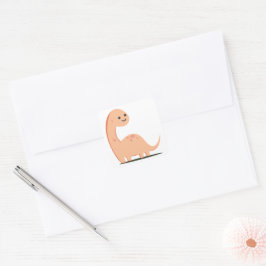 Adesivo Quadrado Baby Dino