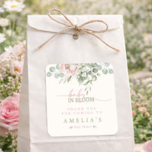 Baby in Bloom Baby Girl Shower Thank You