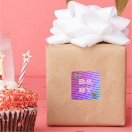 ADESIVO QUADRADO BABY SQUARE STICKER