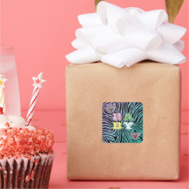 ADESIVO QUADRADO BABY SQUARE STICKER