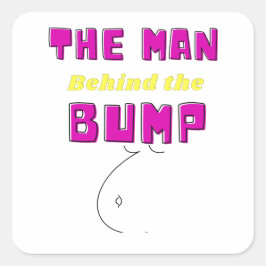 Adesivo Quadrado Babyshower Gifts for him Baby Announcement Gift 