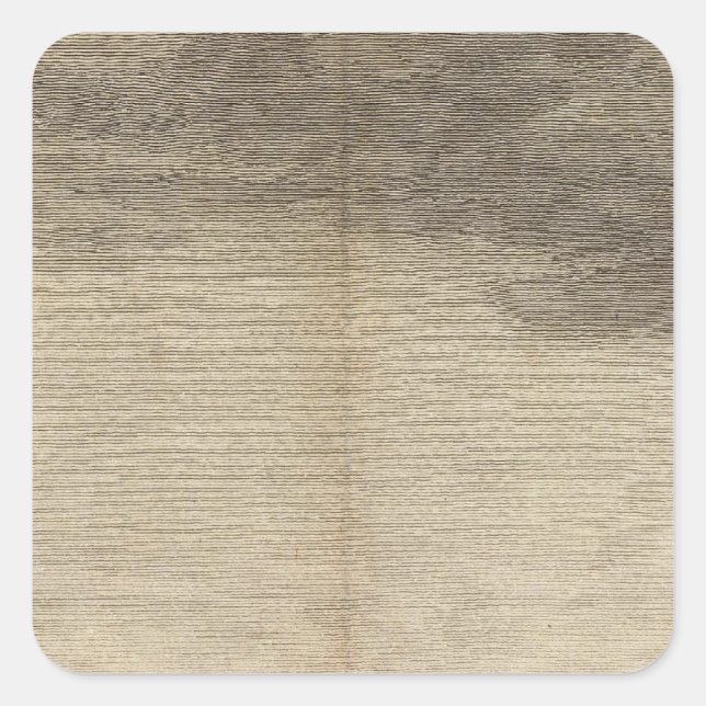 Adesivo Quadrado Baía de Posse, Geórgia do Sul (Frente)