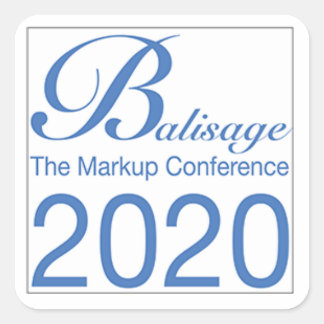 Adesivo Quadrado Balisage 2020 Sticker