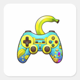 Adesivo Quadrado Banana controlada 01