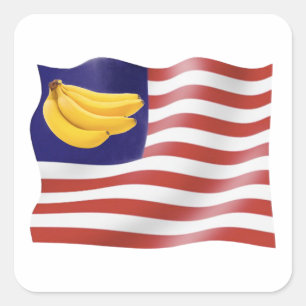 Adesivo Quadrado Banana Republic