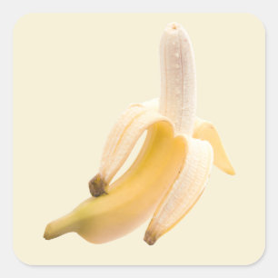 Adesivo Quadrado BANANA Sticker