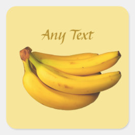 Adesivo Quadrado Bananas amarelas num bando