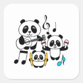 Adesivo Desenhos animados grandes personalizados da panda