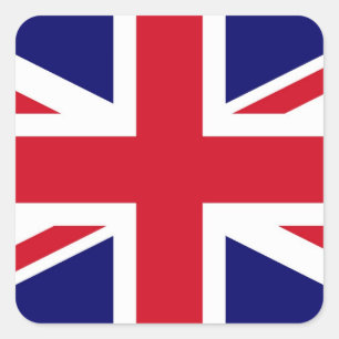 Adesivo Quadrado Bandeira Britânica