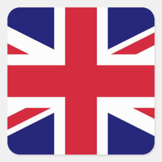 Adesivo Quadrado Bandeira Britânica