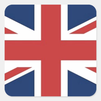 Adesivo Quadrado Bandeira Britânica