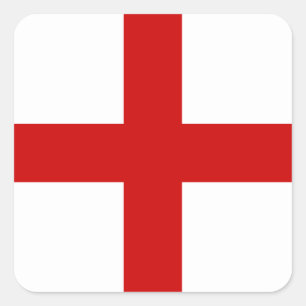 Adesivo Quadrado Bandeira da Inglaterra