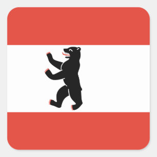 Adesivo Quadrado Bandeira da Praça de Berlim