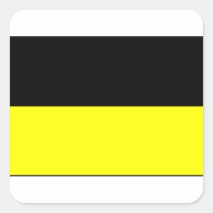 Adesivo Quadrado Bandeira de Aix-la-Chapelle, Alemanha
