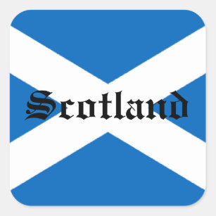 Adesivo Quadrado Bandeira de Scotland