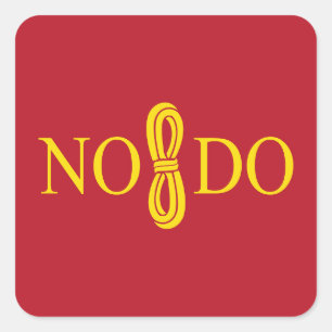 Adesivo Quadrado Bandeira de Sevilha, Espanha