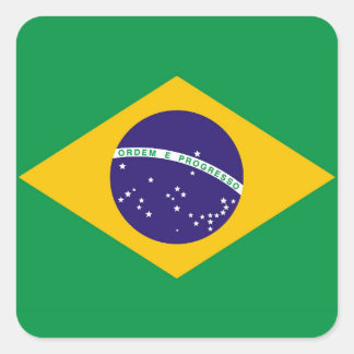 Adesivo Quadrado Bandeira do Brasil Bandeira do Brasil