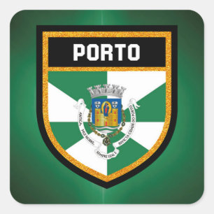 Adesivo Quadrado Bandeira do Porto