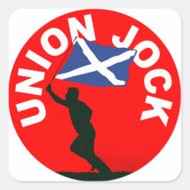 Adesivo Quadrado Bandeira escocesa, "Union Jock"