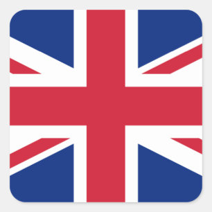 Adesivo Quadrado Bandeira Nacional do Reino Unido