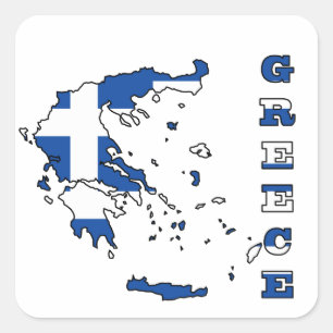 Adesivo Quadrado Bandeira no mapa da piscina