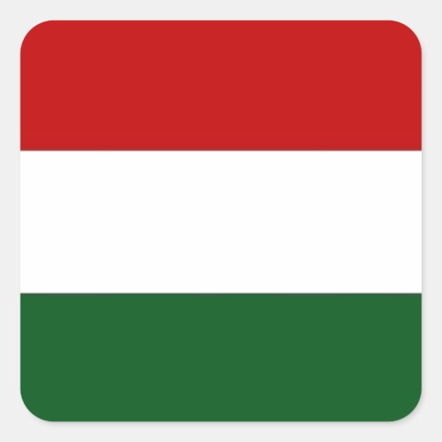 Adesivo Quadrado Bandeja / bandeira da Itália ou do México (Frente)